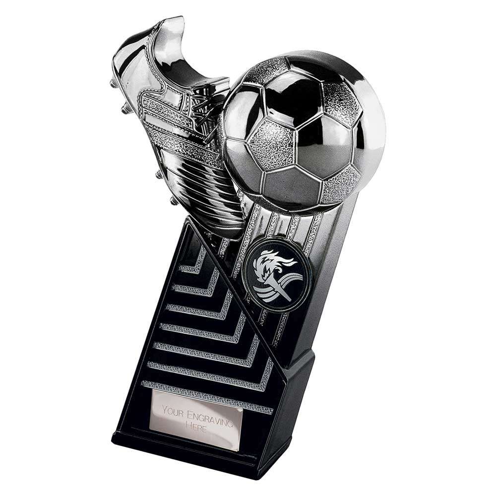 Marauders Football Trophy (Silver & Black)