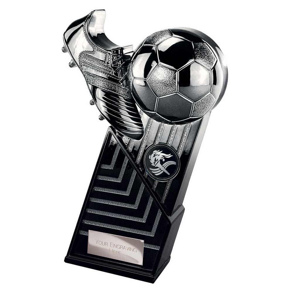 Marauders Football Trophy (Silver & Black)