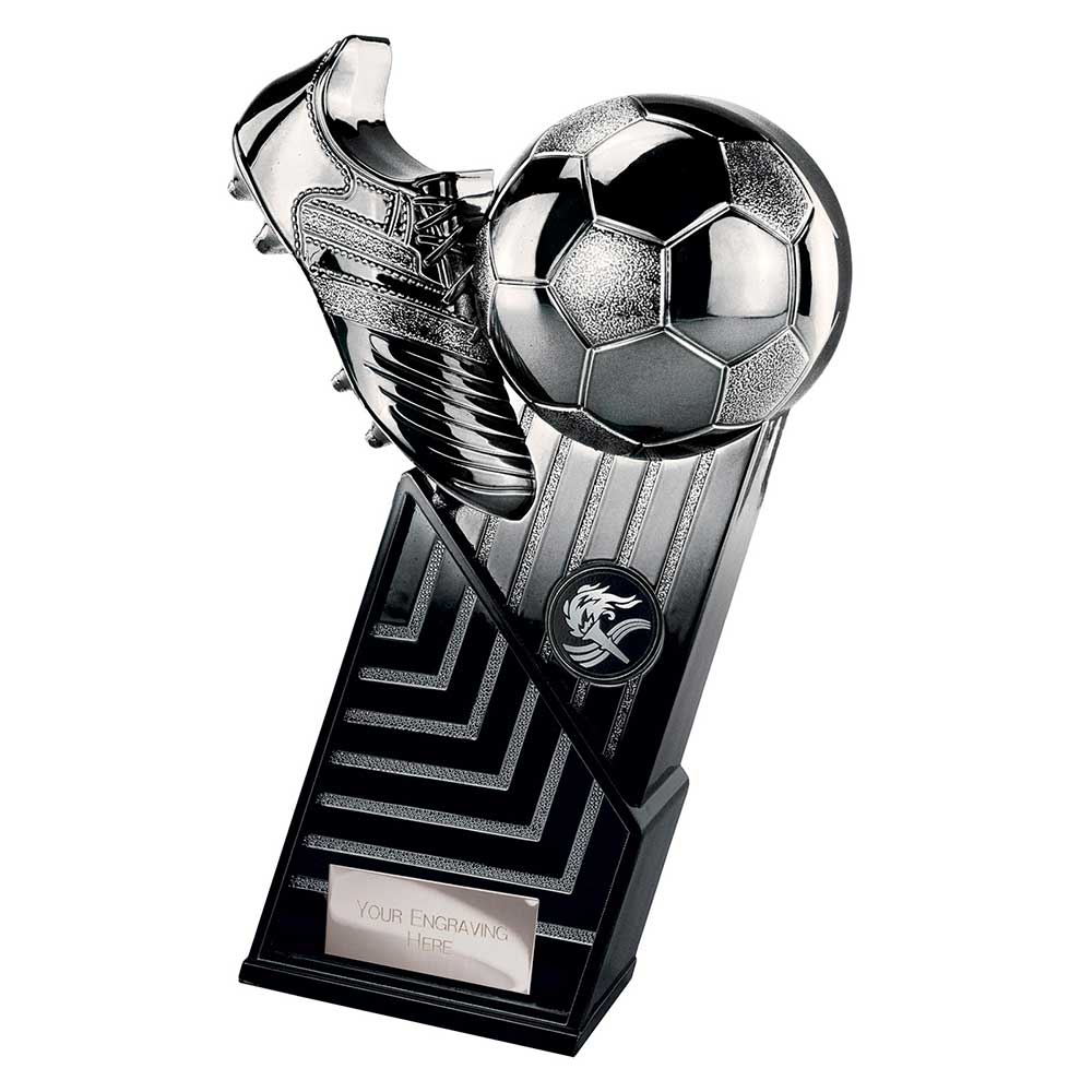 Marauders Football Trophy (Silver & Black)