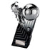 Marauders Football Trophy (Silver & Black)