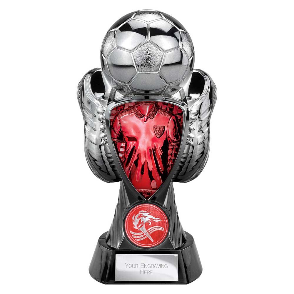 Tournament Football Red Shirt Trophy