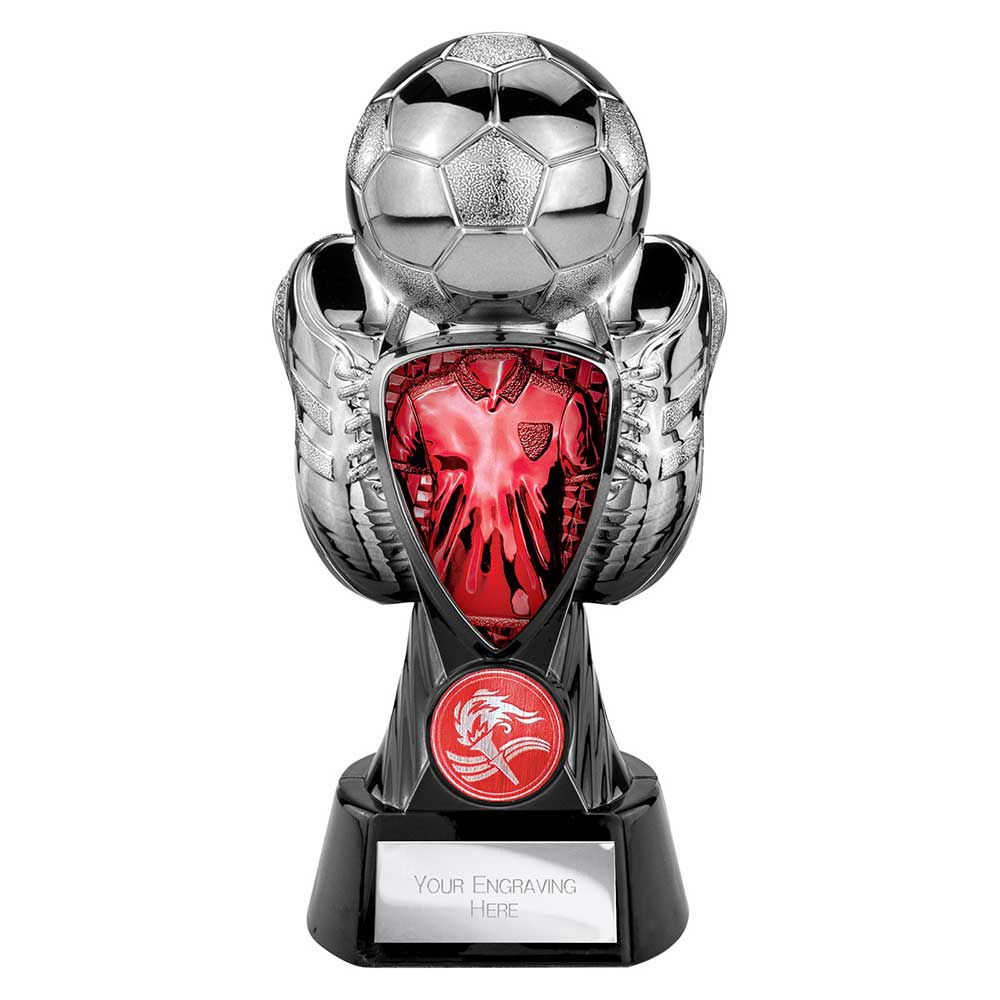 Tournament Football Red Shirt Trophy
