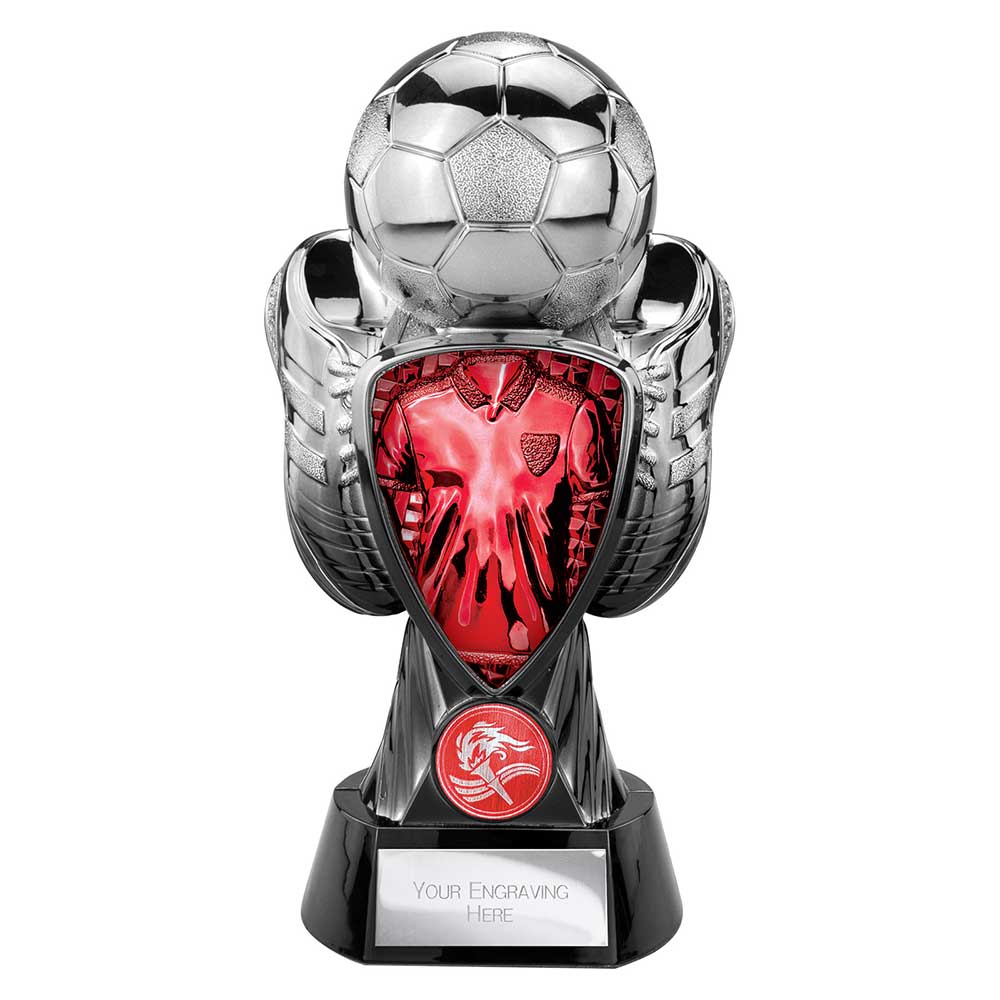 Tournament Football Red Shirt Trophy
