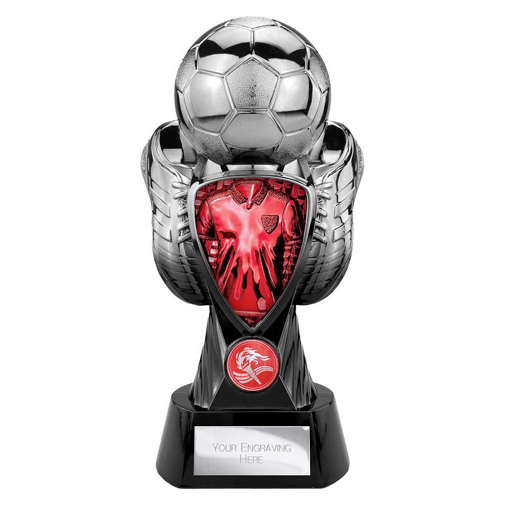 Tournament Football Red Shirt Trophy