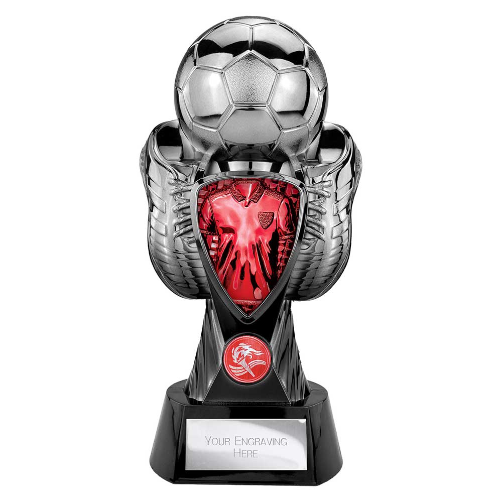 Tournament Football Red Shirt Trophy