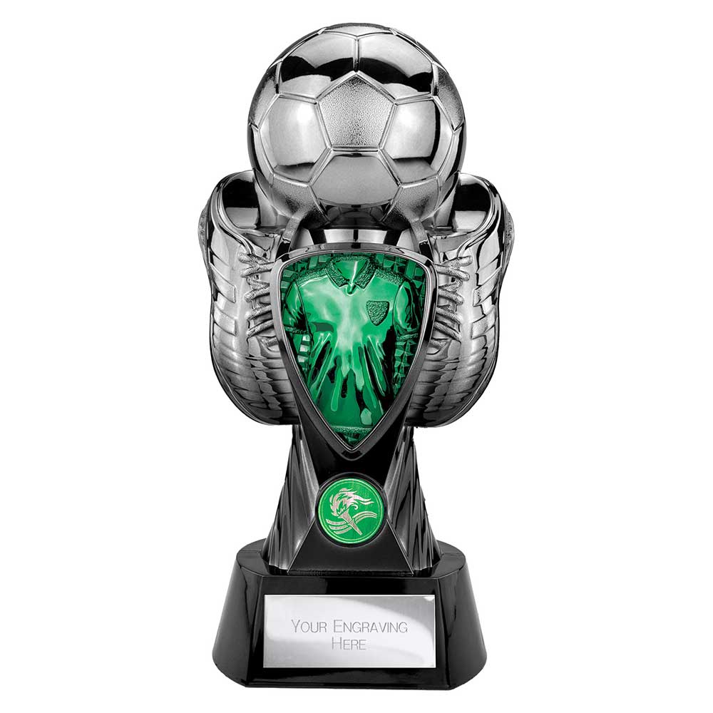 Tournament Football Green Shirt Trophy