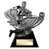 Power Strike Football Trophy (Silver & Black)