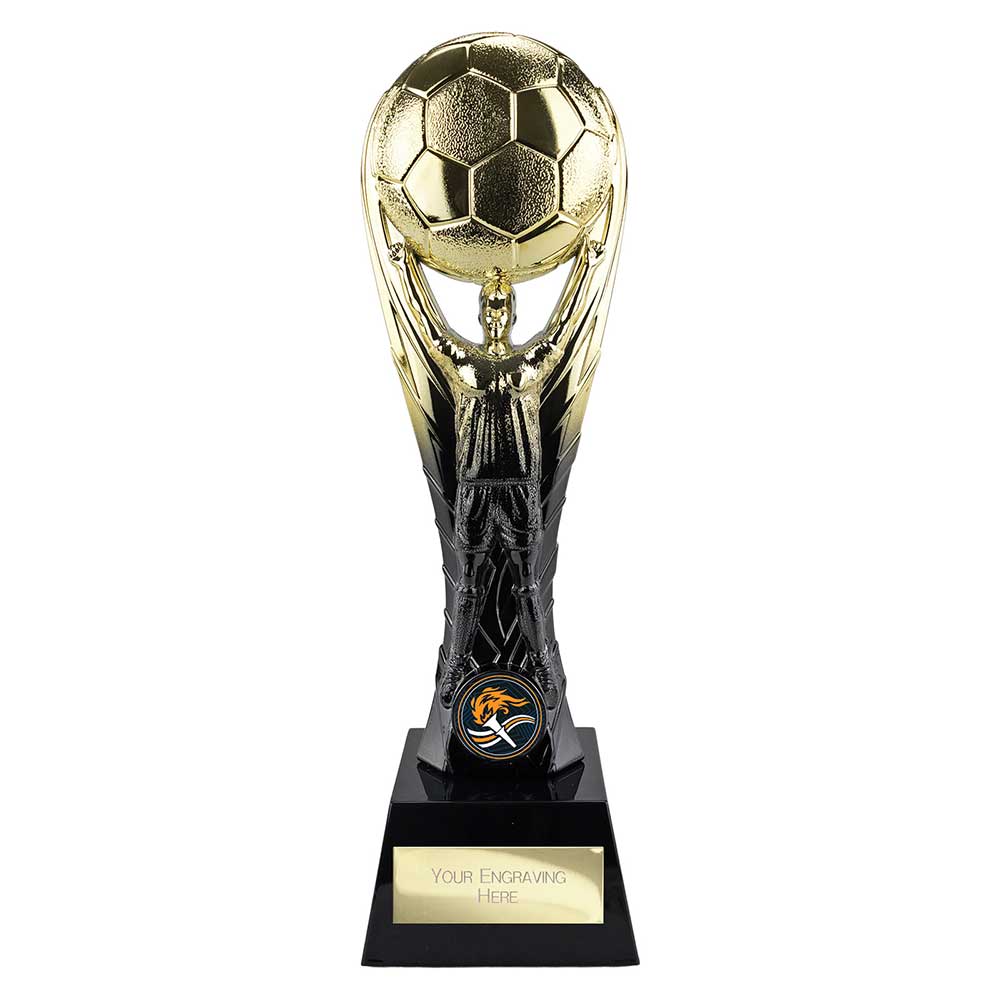 Winning Goal Football Award - Gold & Black