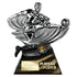 Power Strike Football Trophy - Players Player (Silver & Black)