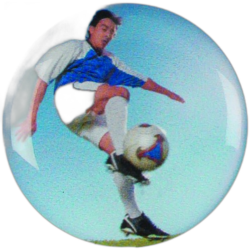 Football Printed Player Medal Centre