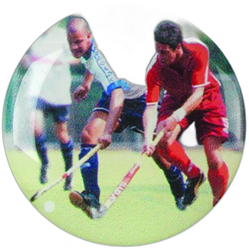 Field Hockey Printed Medal Centre