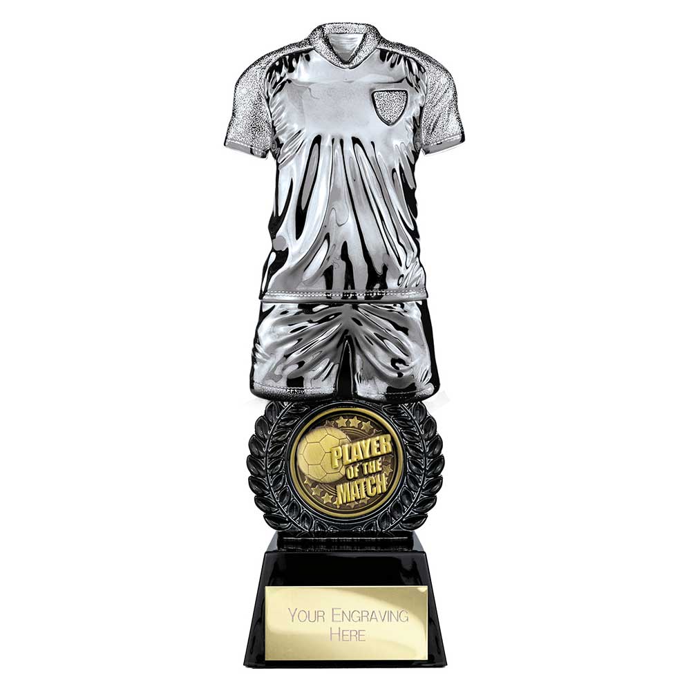 Intensity Football Player of Match Award - Silver & Black