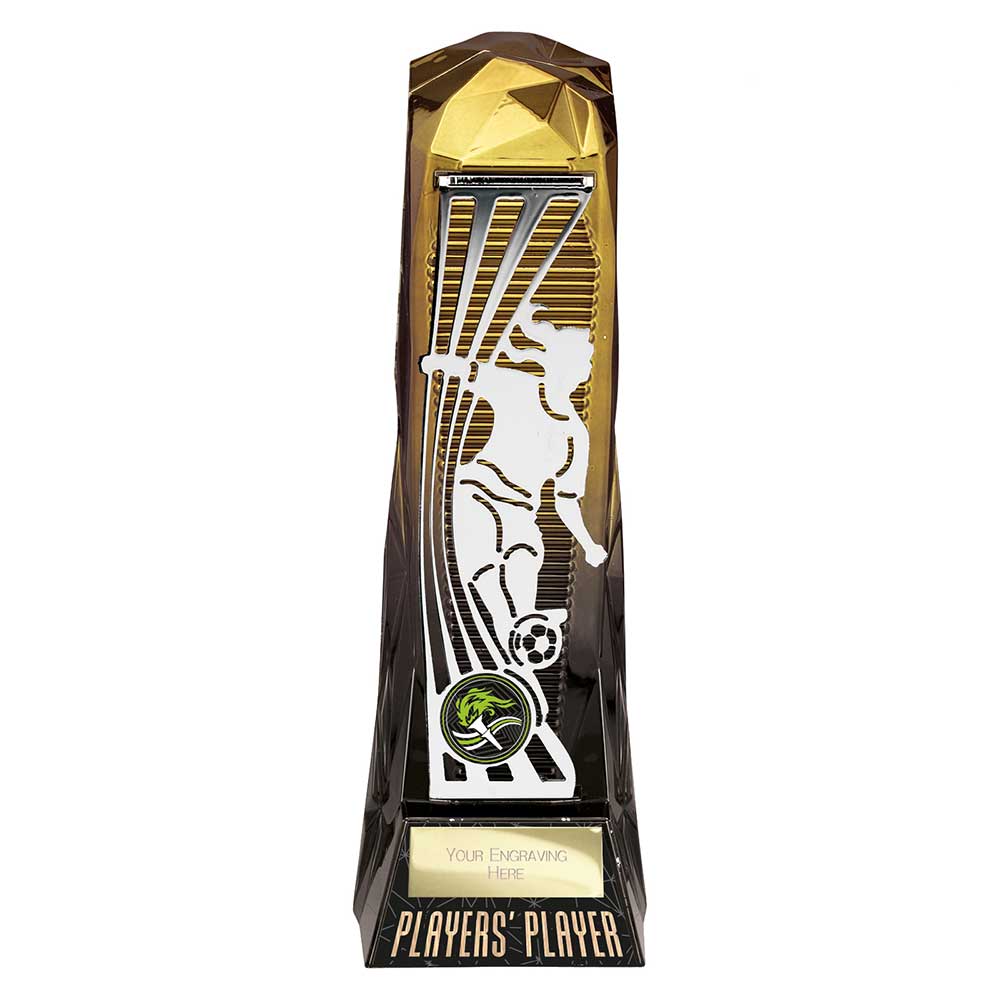 Shard Womens Football Trophy - Players Player (Gold/Black)