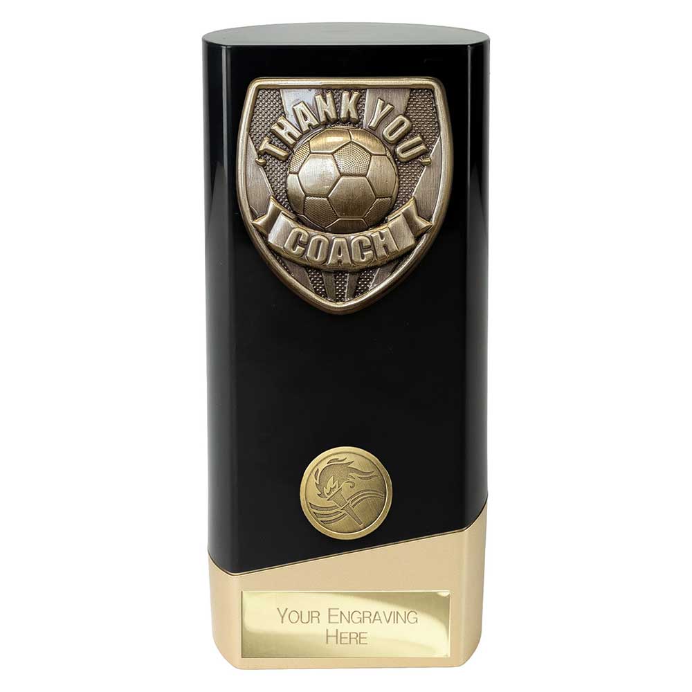 Prime Cobra Football Award - Thank You Coach (Black & Gold)