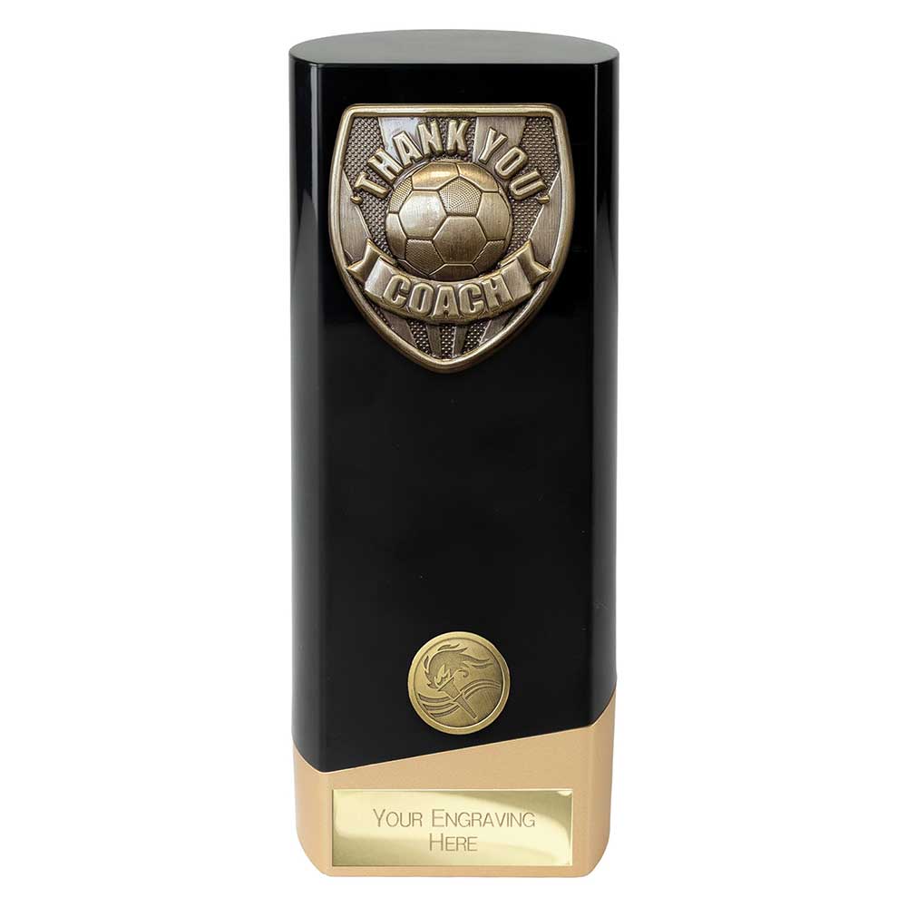 Prime Cobra Football Award - Thank You Coach (Black & Gold)