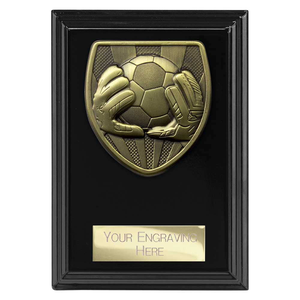 Cobra Plaque Football Goalkeeper Award (Black)