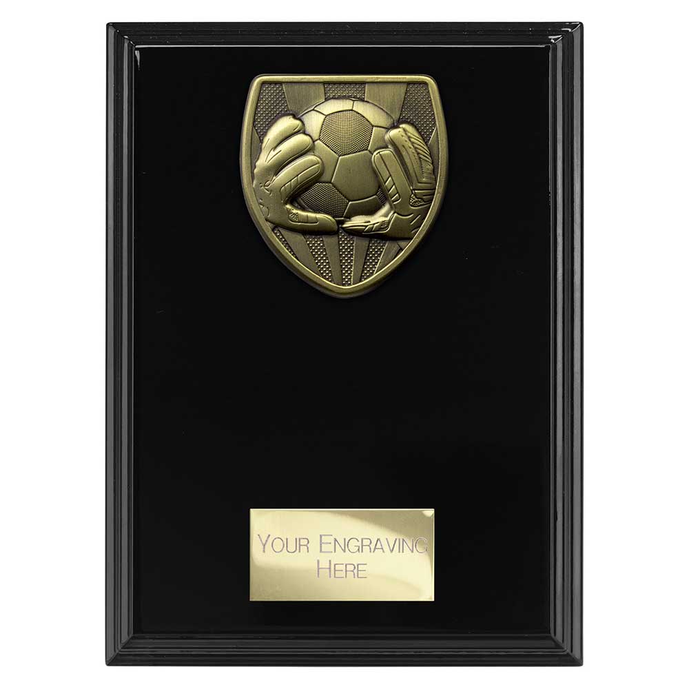 Cobra Plaque Football Goalkeeper Award (Black)