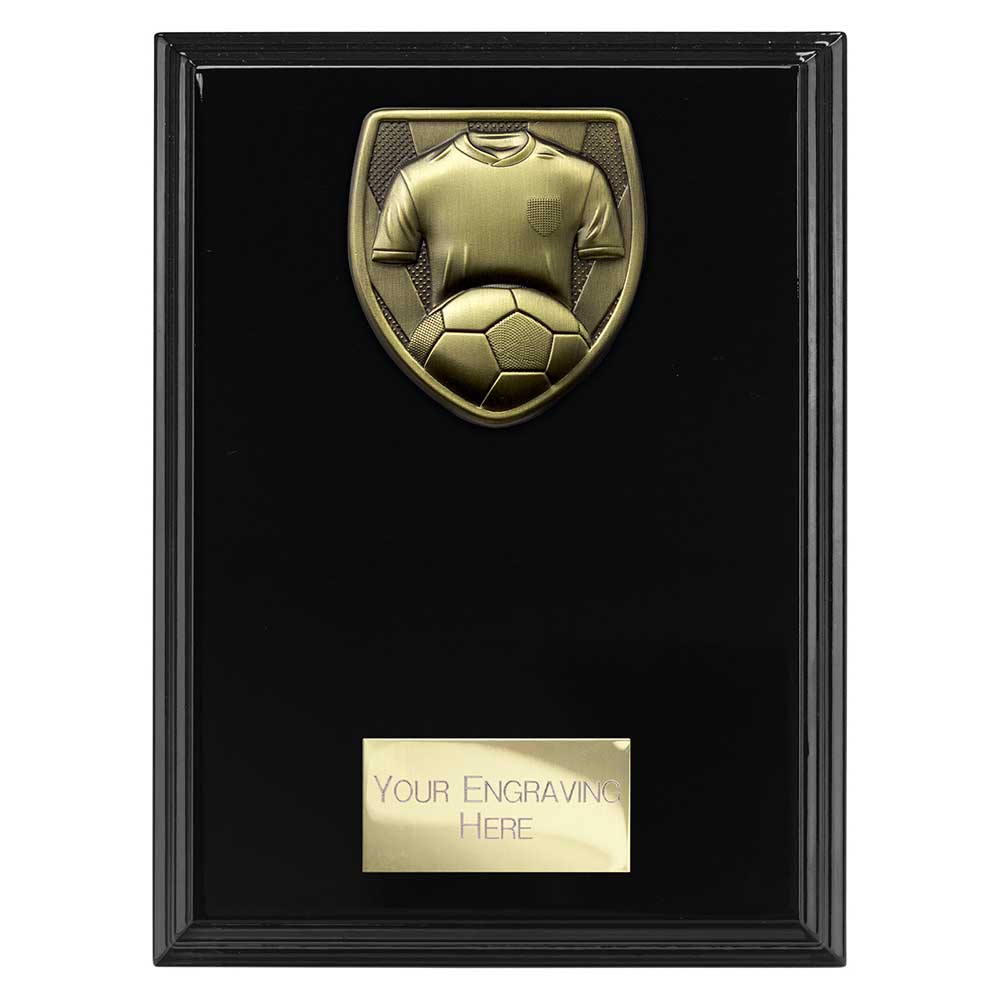 Cobra Plaque Football Shirt & Ball Award (Black)