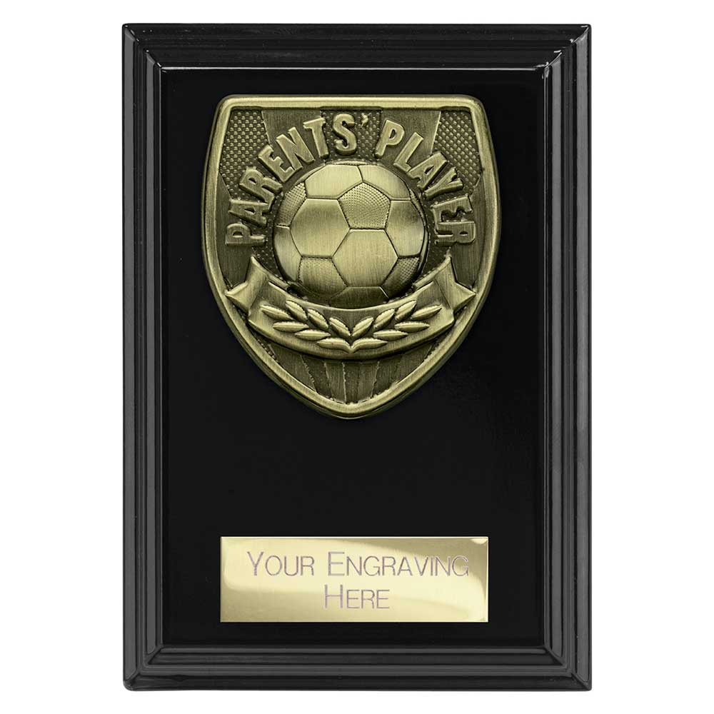 Cobra Football Parents Player Plaque Award (Black)