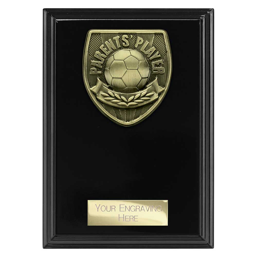 Cobra Football Parents Player Plaque Award (Black)