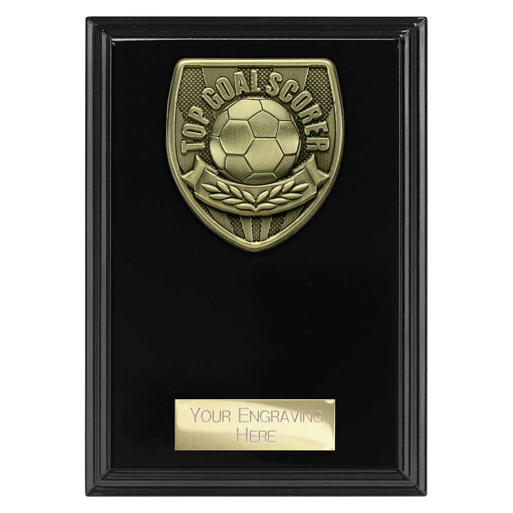 Cobra Football Top Scorer Plaque Award (Black)