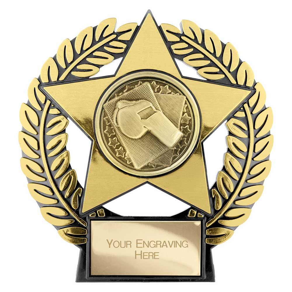 Emperor Star Referee Trophy Plaque (Gold)
