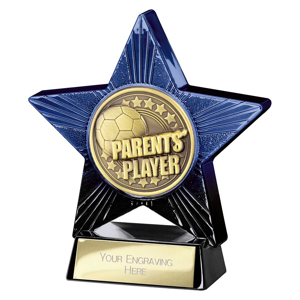 Superstar Parents Player Award - Blue & Black