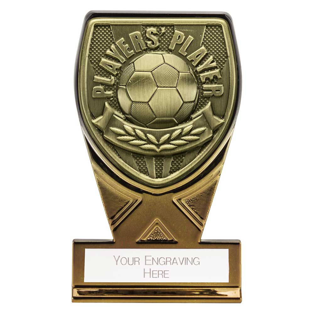 Fusion Cobra Players Player Mini Football Trophy (Black/Gold)