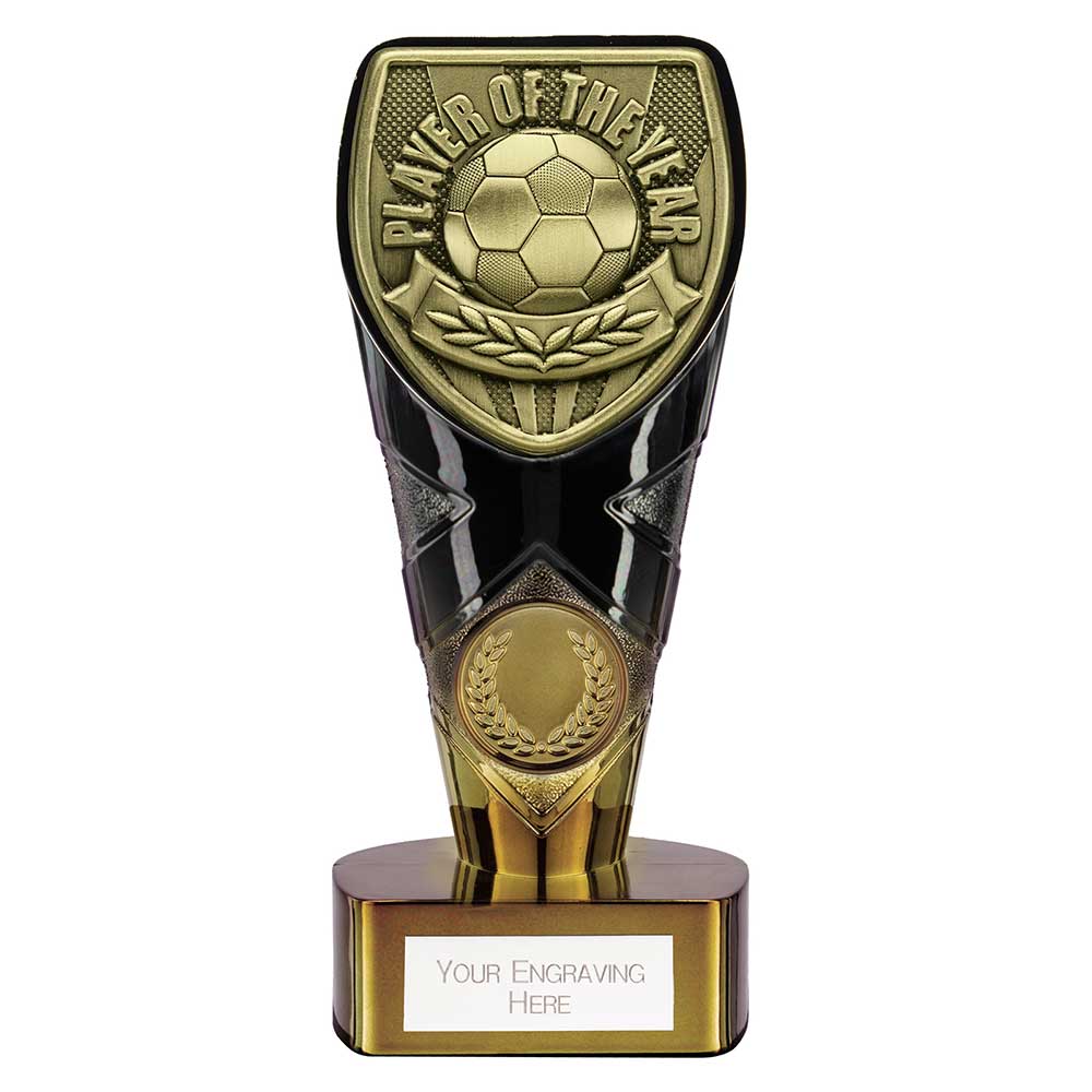 Fusion Cobra Player of the Year Football Trophy (Black/Gold)