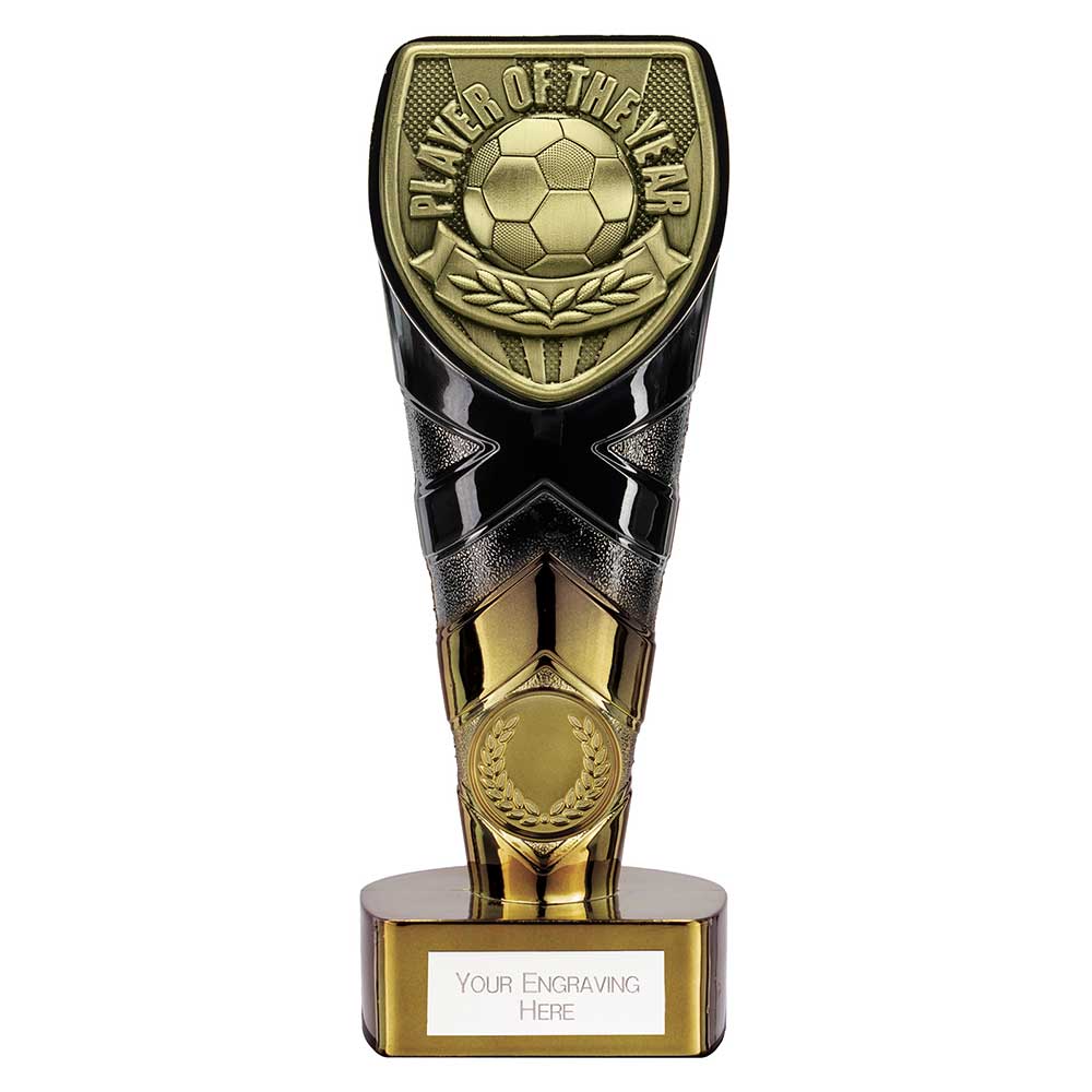 Fusion Cobra Player of the Year Football Trophy (Black/Gold)