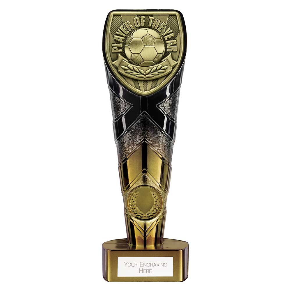 Fusion Cobra Player of the Year Football Trophy (Black/Gold)