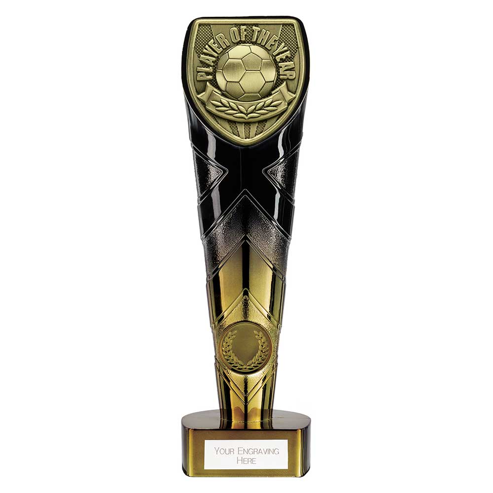 Fusion Cobra Player of the Year Football Trophy (Black/Gold)