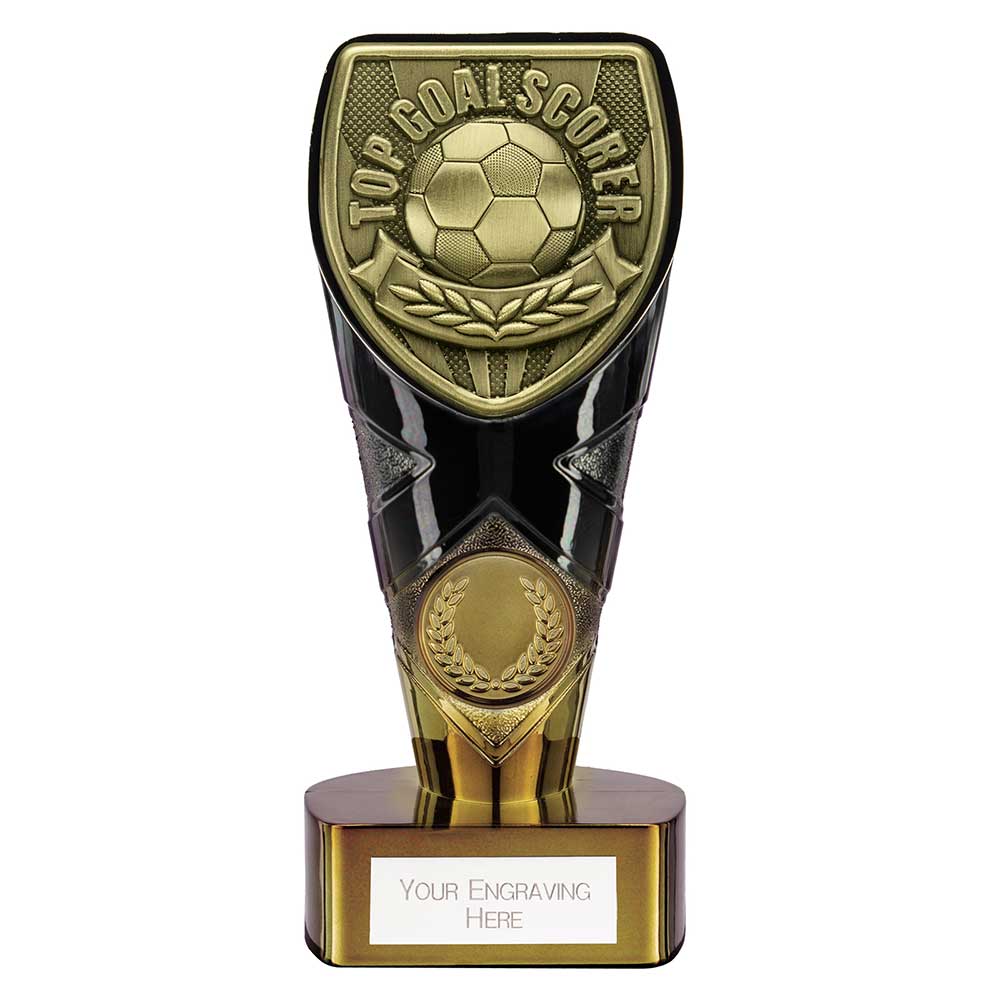 Fusion Cobra Top Scorer Football Trophy (Black/Gold)