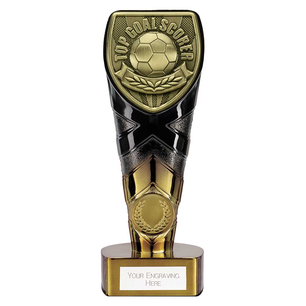 Fusion Cobra Top Scorer Football Trophy (Black/Gold)