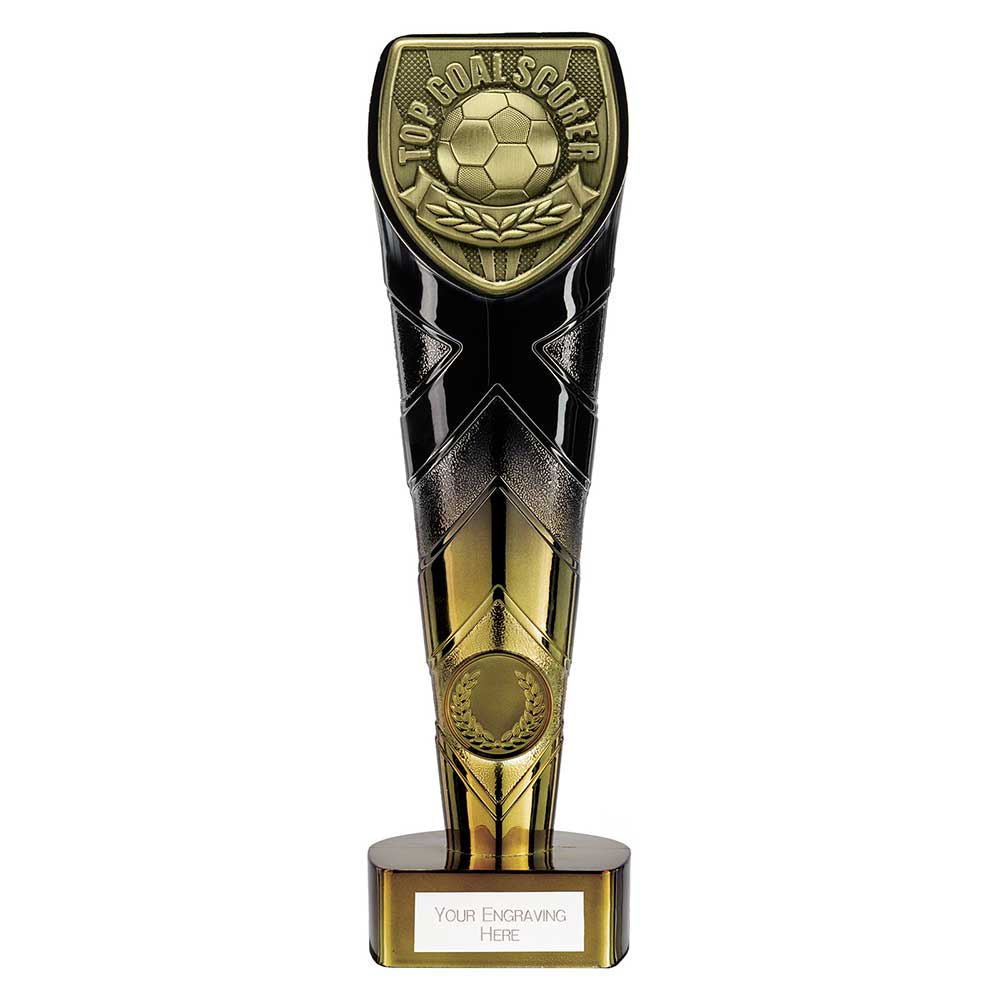 Fusion Cobra Top Scorer Football Trophy (Black/Gold)