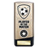 Prime Player of the Match Football Trophy (Gold/Black)