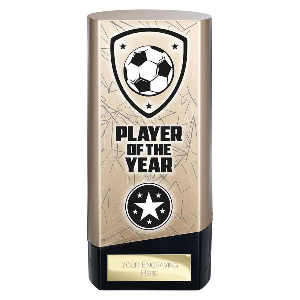 Prime Player of the Year Football Trophy (Gold/Black)