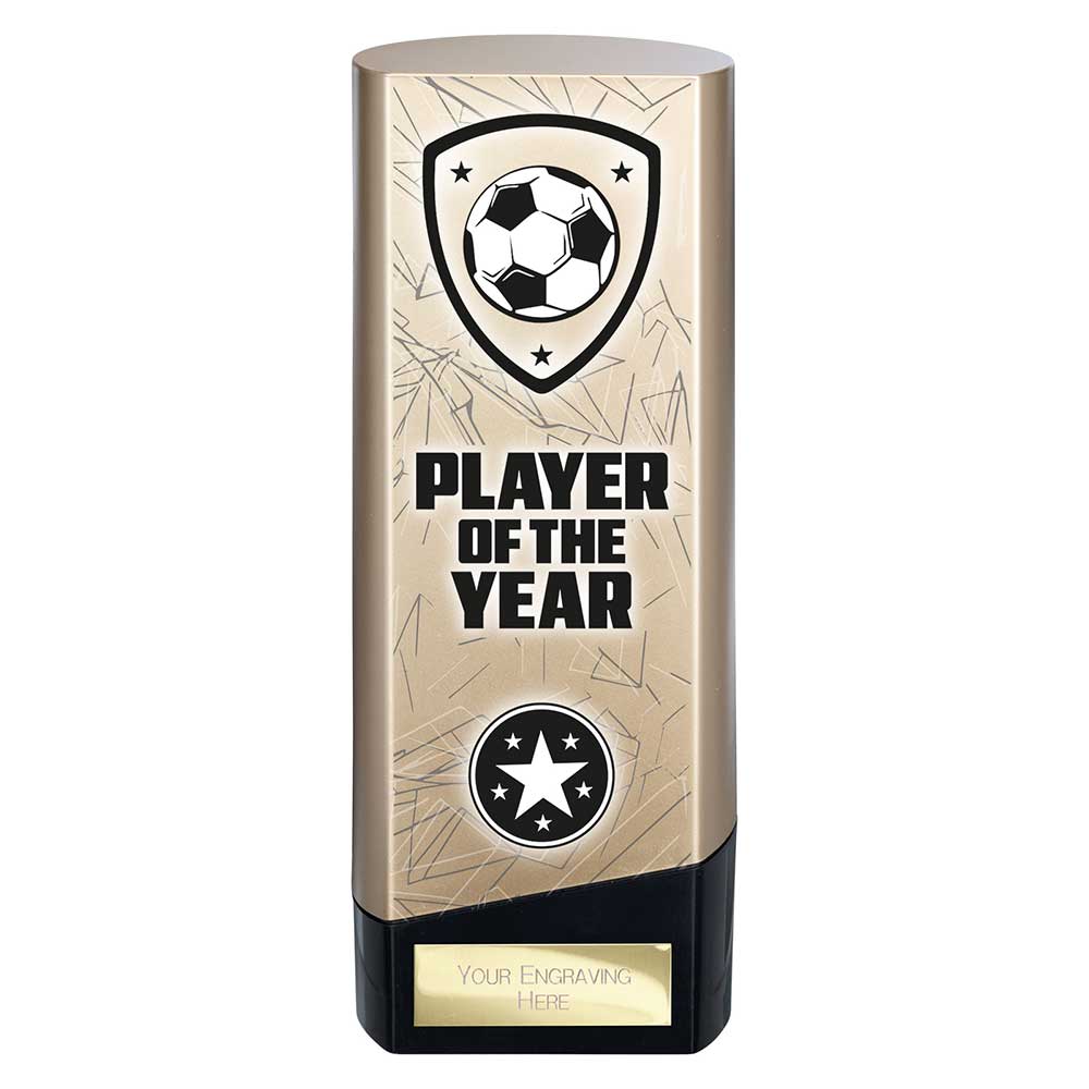 Prime Player of the Year Football Trophy (Gold/Black)