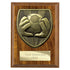 Football Goalkeeper Walnut Plaque Award