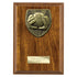 Football Goalkeeper Walnut Plaque Award