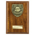 Football Player of the Year Walnut Plaque Award