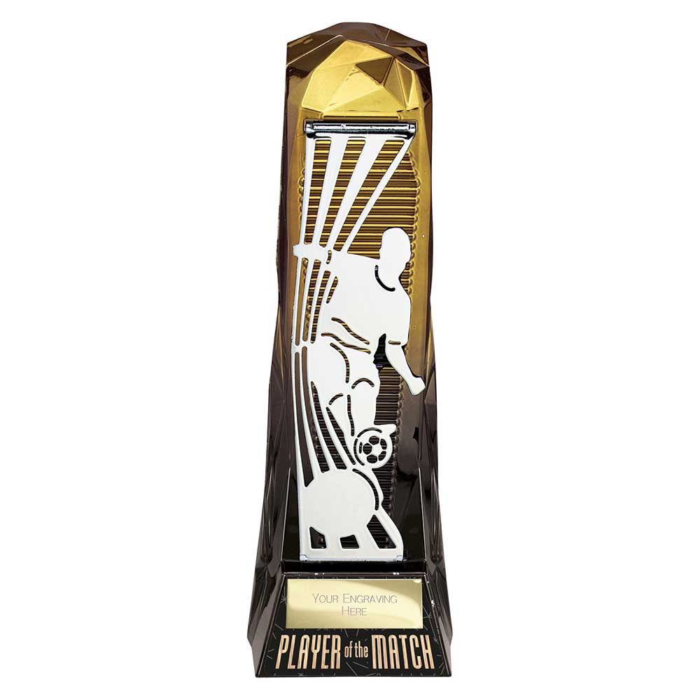 Shard Football Player of the Match Trophy (Gold/Black)