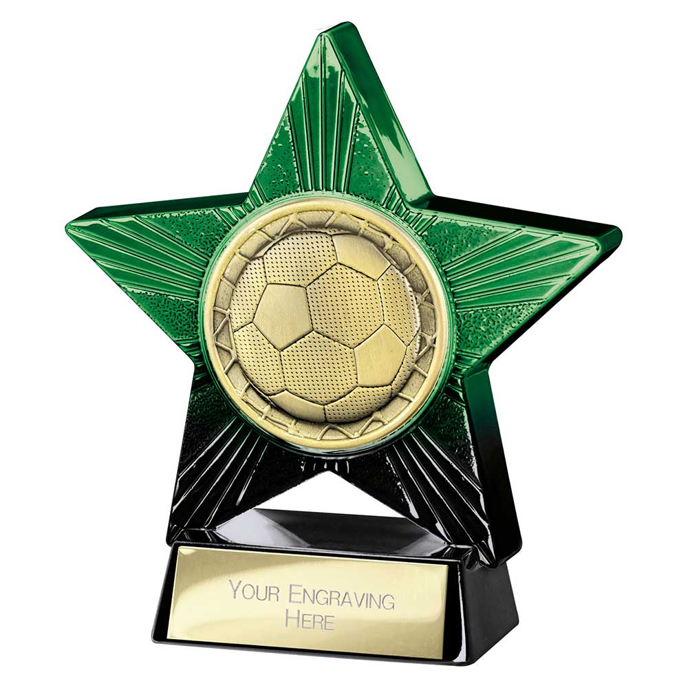 Superstar Football Award - Green & Black