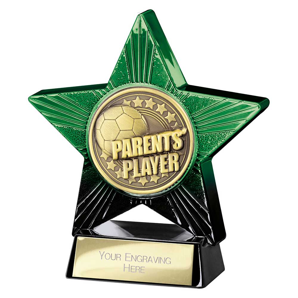 Superstar Parents Player Award - Green & Black
