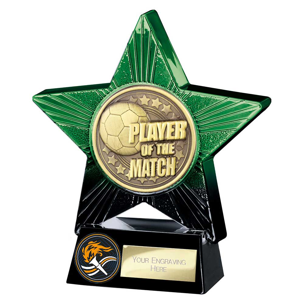 Superstar Player of Match Award - Green & Black