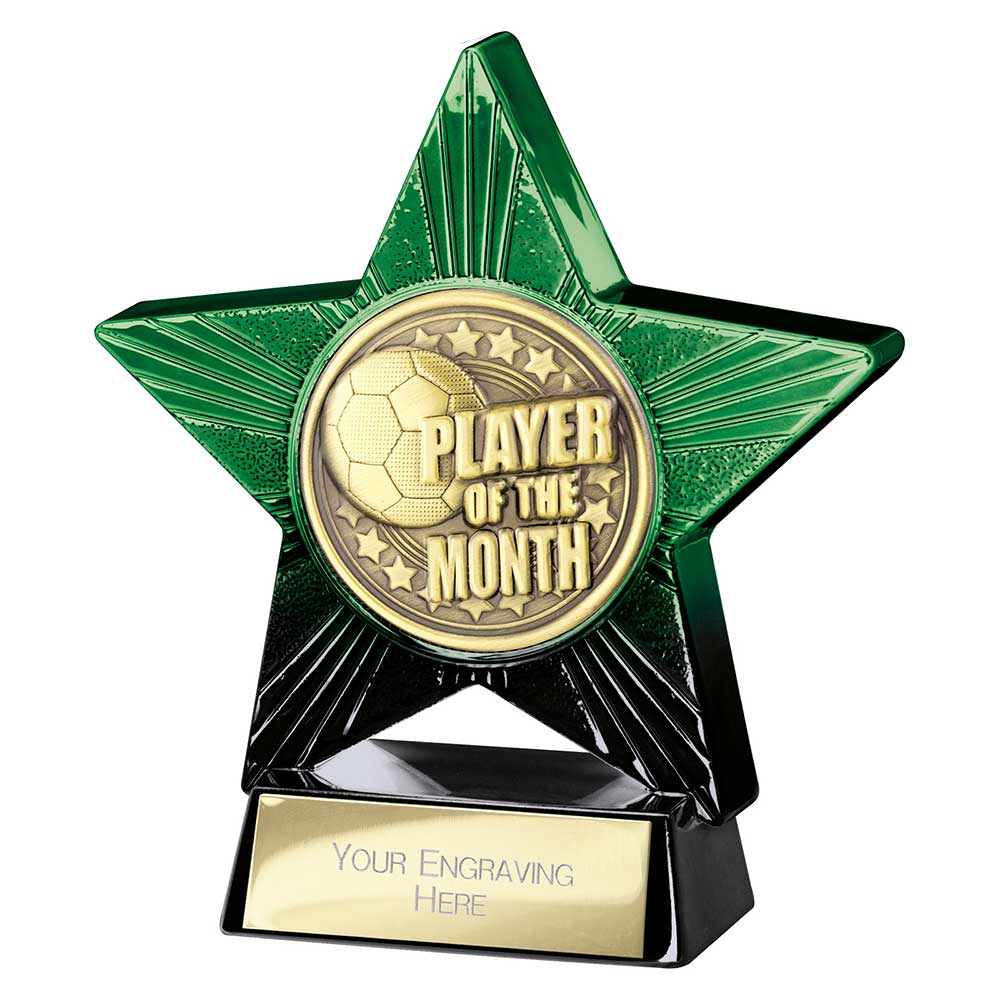 Superstar Player of Month Award - Green & Black