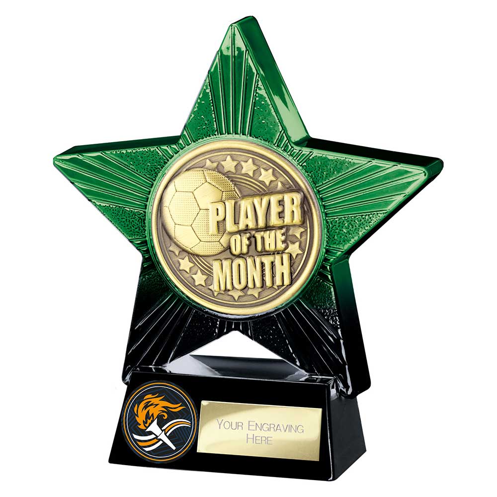 Superstar Player of Month Award - Green & Black
