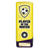 Prime Player of the Match Football Trophy (Yellow/Purple)