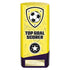 Prime Top Goal Scorer Football Trophy (Yellow/Purple)