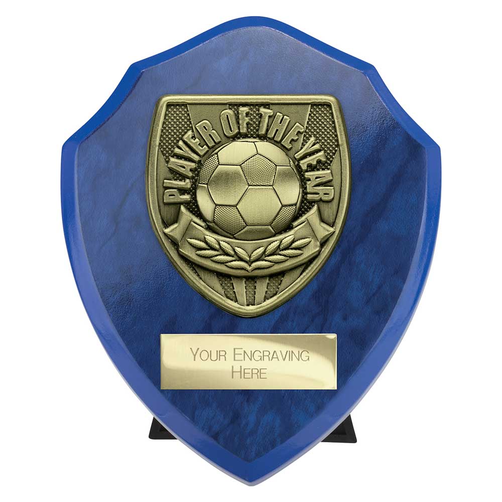 Cobra Shield Player of the Year Football Award (Blue)